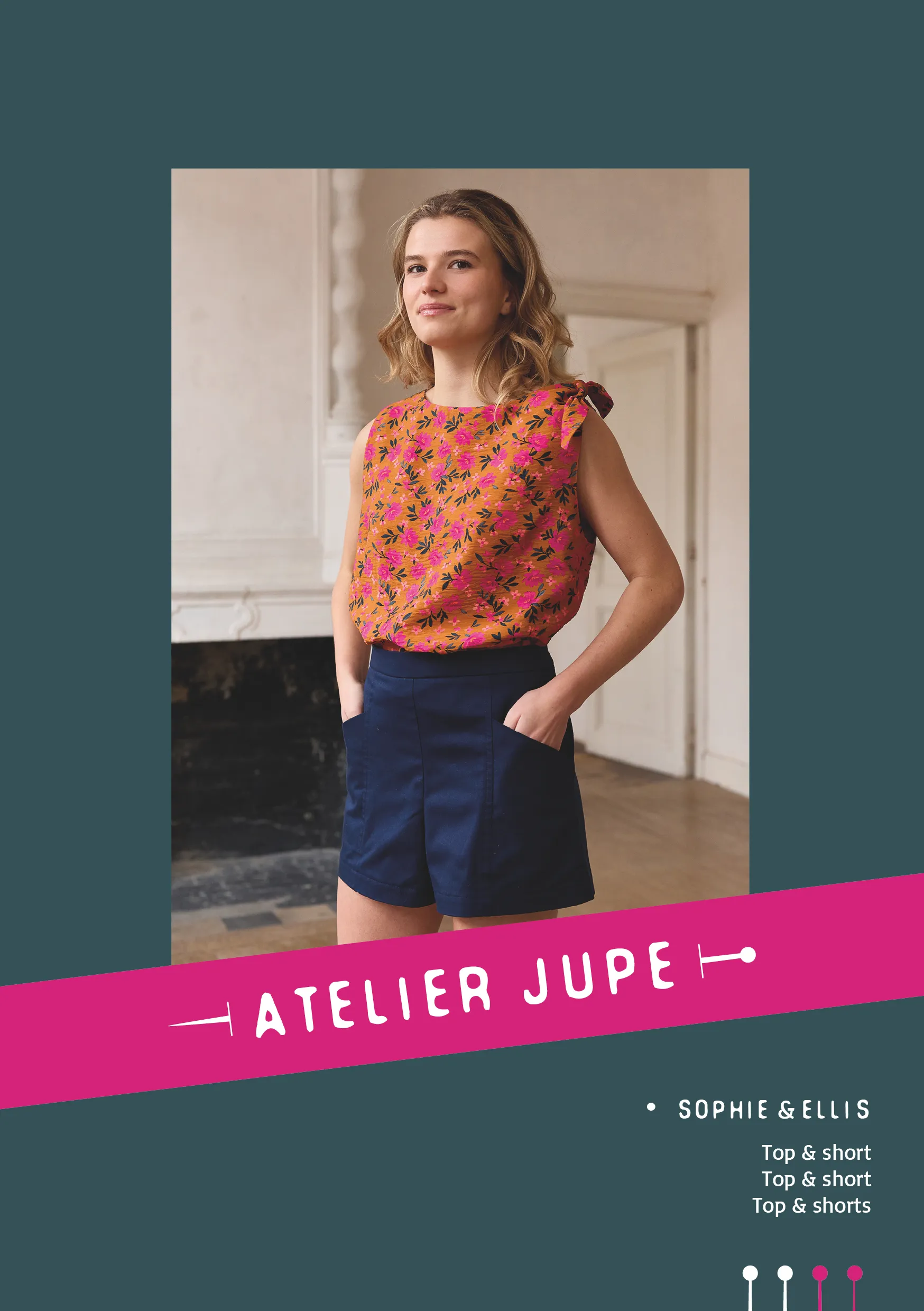 Patroon top Sophie & short Ellis - Atelier Jupe